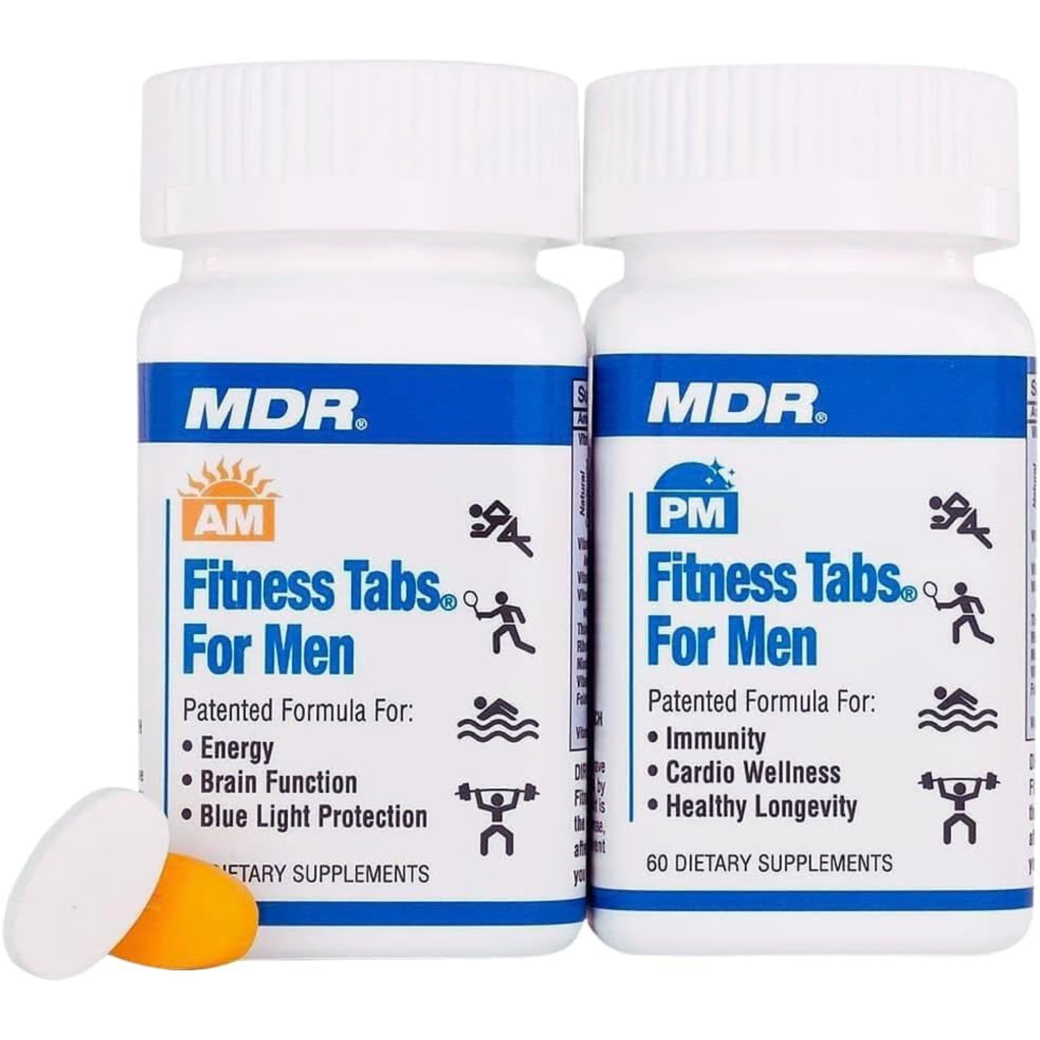 MDR Fitness Tabs for Men — AM and PM box