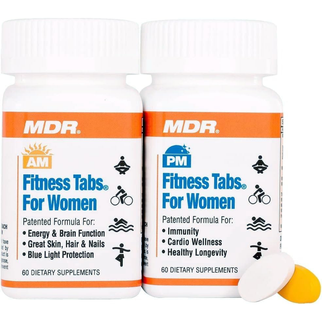MDR Fitness Tabs for Women — AM and PM box